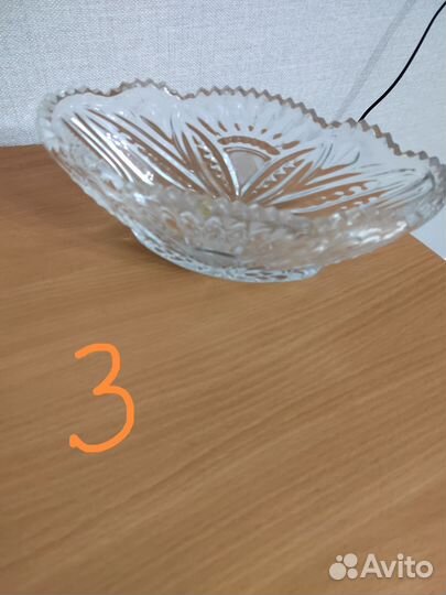 Салатники-креманки хрустальные