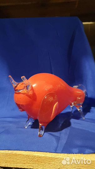 Бык накладное стекло