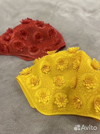 Шапочка для плавания, для девочки