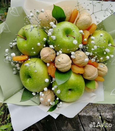 Фруктовые Ореховые букеты