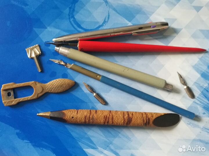 Ручки Шариковые Перьевые Карандаш, Канцтовары СССР