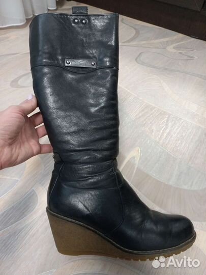 Сапоги женские натуральная кожа 39 размер зима