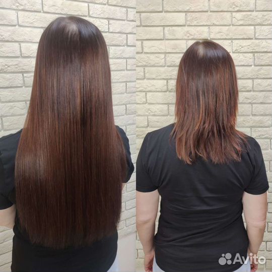 Наращивание волос микро капсулами