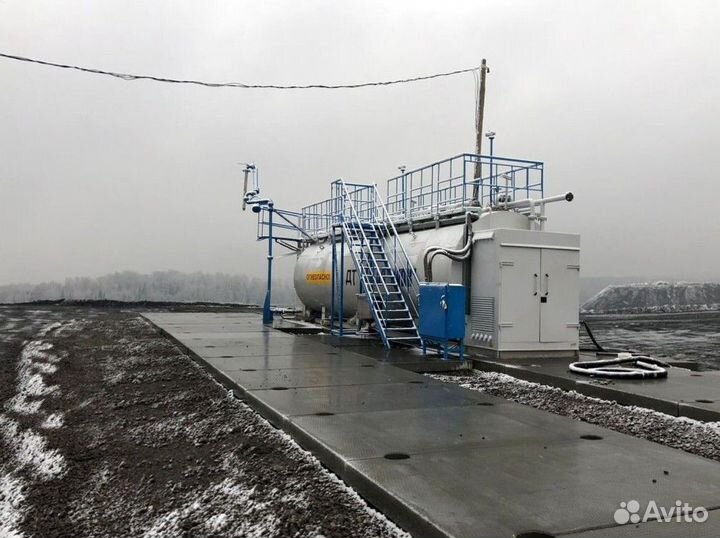 Контейнерная АЗС для заправки своей техники