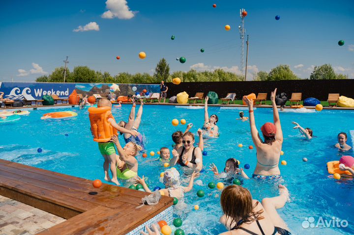 Аквапарк с теплым бассейном