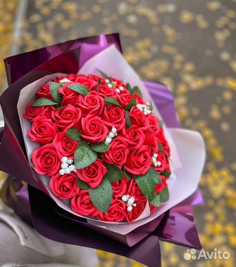 Букеты 51 роза, 101 роза цветы с доставкой