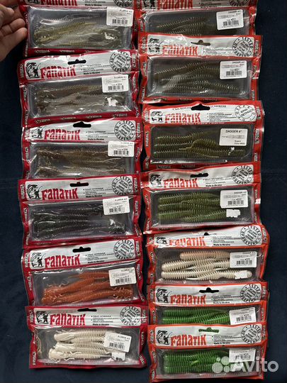 Силиконовые приманки Fanatik