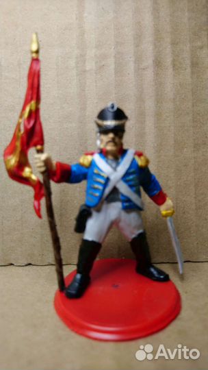 Набор солдатиков 1/32 (54мм) русско-французская