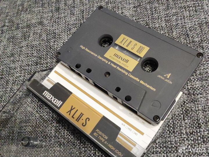 Аудиокассеты Sony metal SR100, Maxell XLll S 100