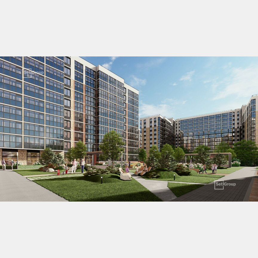 2-к. квартира, 65,8 м², 9/12 эт.