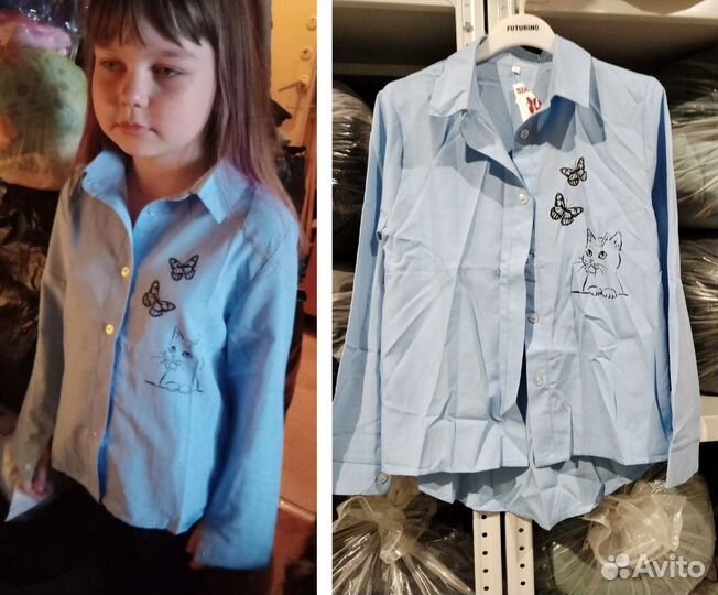 Блузка школьная 146