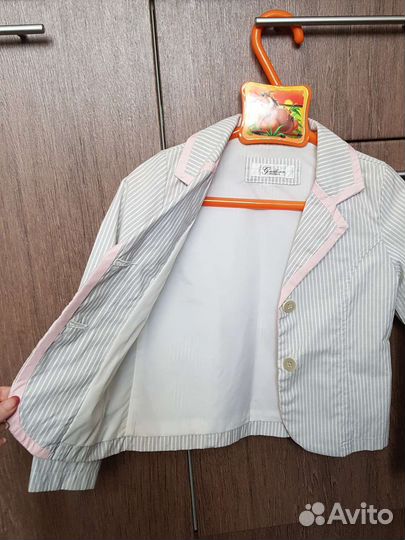 Пиджак для девочки 110 116
