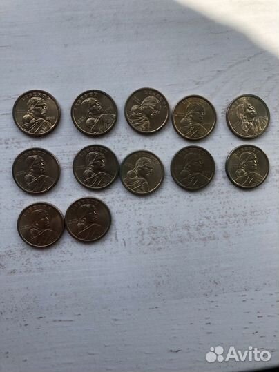 Набор монет США президенты