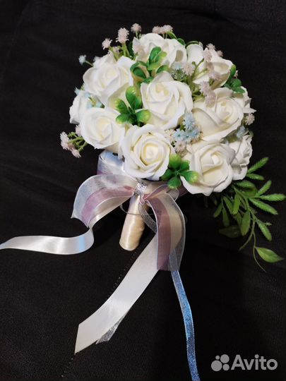 Букет дублер для невесты из мыльных роз