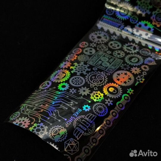 Фольга голографические узоры