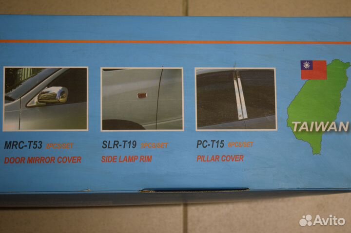 Toyota Camry 2003-2006г. накладки