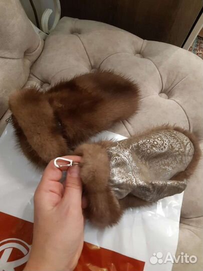 Варежки норковые