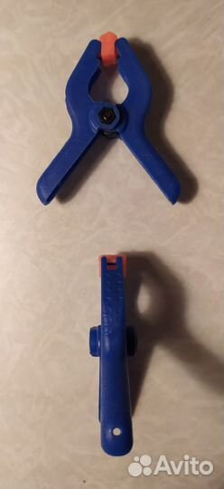 Зажимы пластиковые пружинные