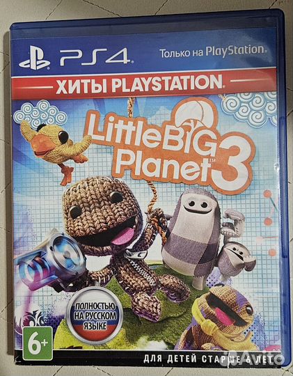 Диск Little big planet 3 ps4