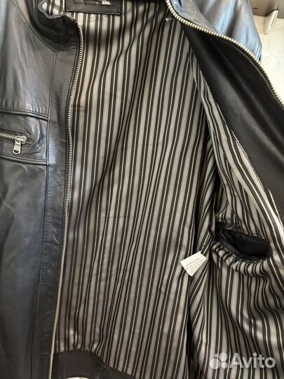 Кожаная куртка мужская