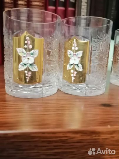 Хрустальные рюмки из Чехии