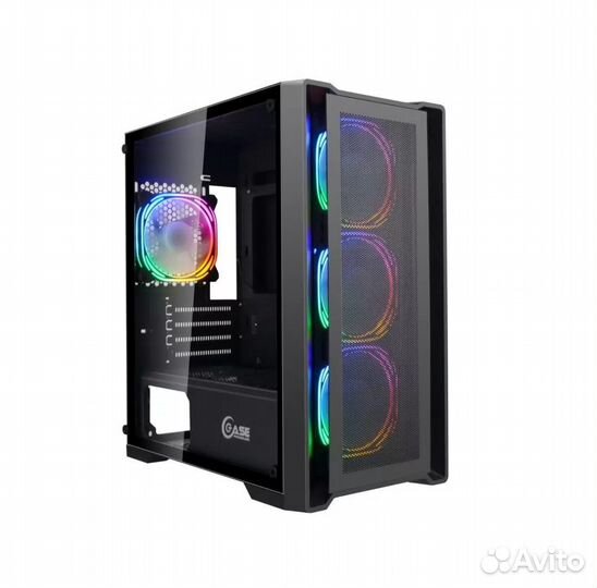 Корпус для пк AeroCool Cs-107-A-BK-v2 Black новый