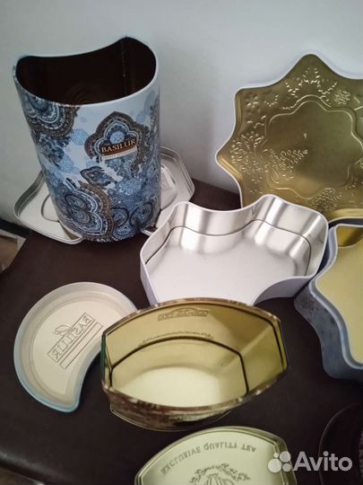 Жестяная банка из под чая