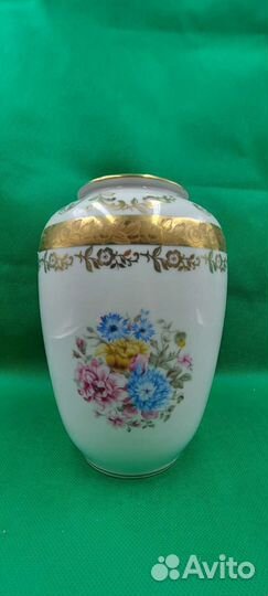 Антикварная фарфоровая ваза bareuther bavaria