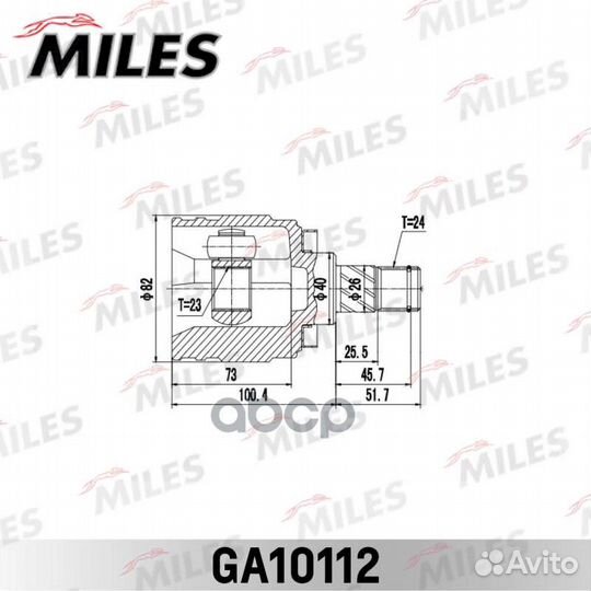 ШРУС nissan sunny B1# 90-04/pulsar N1# 90-00/WI