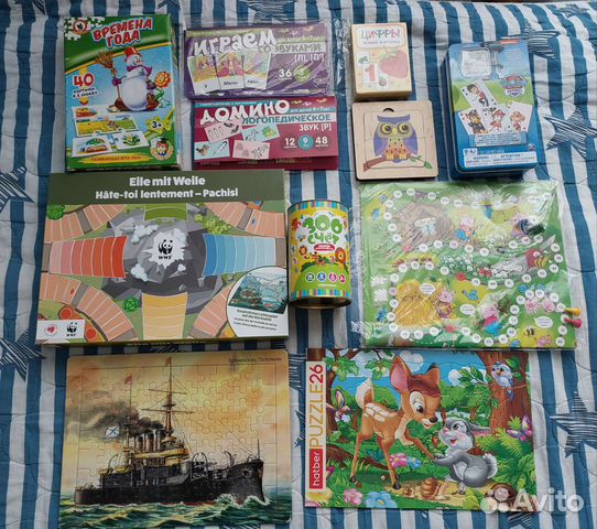 Продам развивающие игры и пазлы