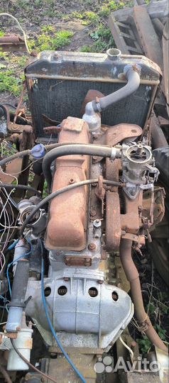 2 Мотора от Волги 24,пускач с редуктором мтз, плуг