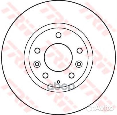 Диск тормозной mazda CX-7 06/CX-9 07- передний