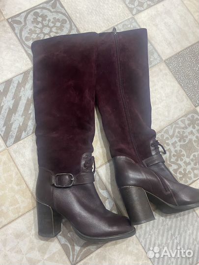 Сапоги зима натуральная кожа