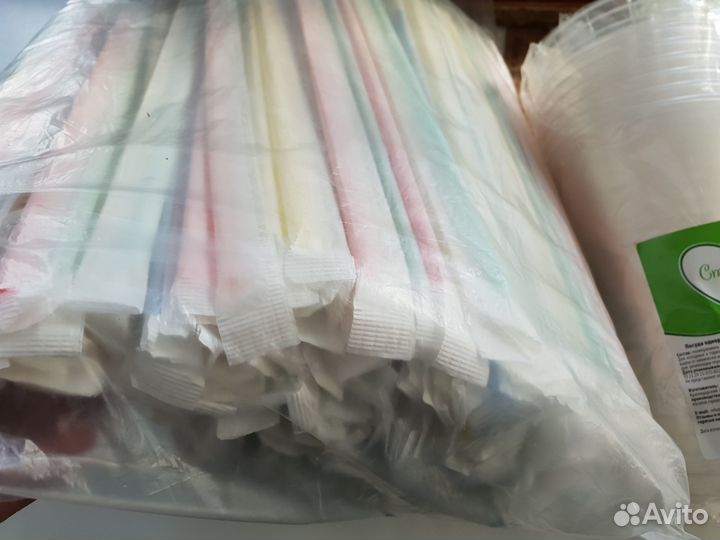 Одноразовые трубочки для напитков