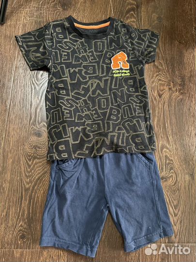 Вещи пакетом на мальчика 110 116