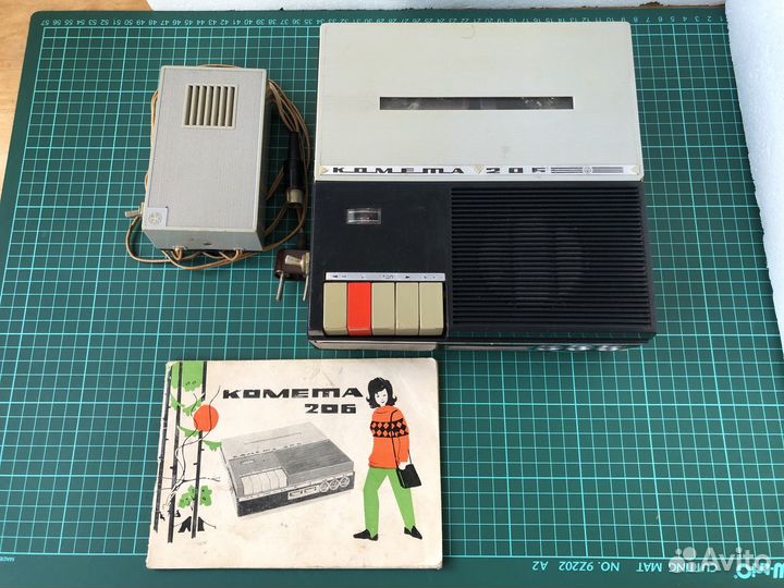 Катушечный магнитофон Комета 206, 1970 винтаж