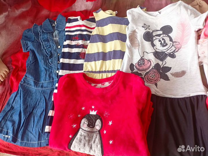 Вещи пакетом на девочку 128 134