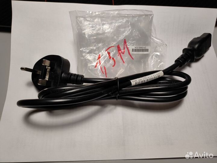 Британский кабель питания BS 1363