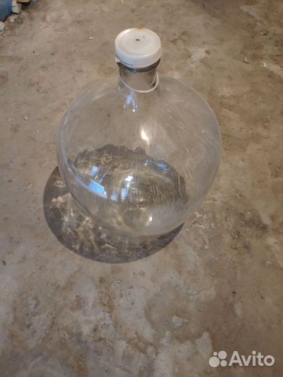 Бутыль стеклянная 50 литров