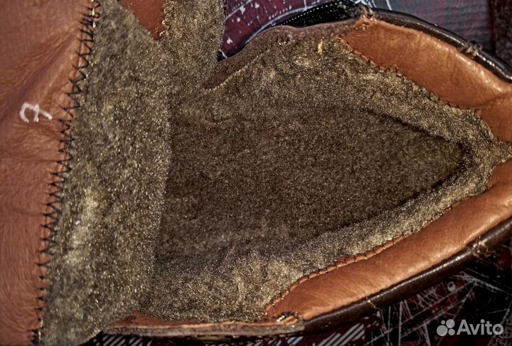 Ботинки кожа\мех муж