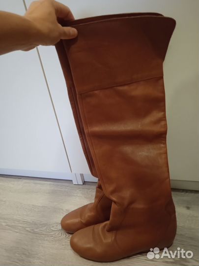 Сапоги натуральная кожа