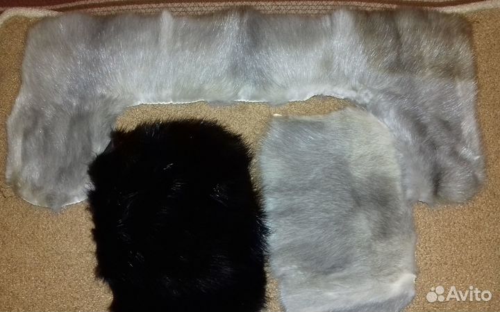 Кусочки натурального меха (норка)