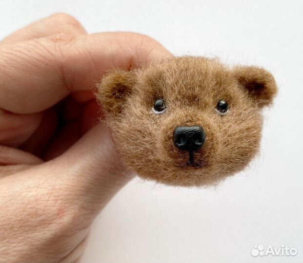 Брошь «Мишка» ручная работа