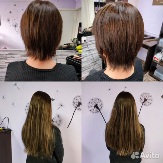 Наращивание волос, Кератин, Ботокс, Нанопластика