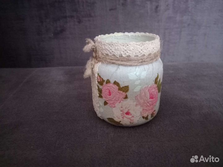 Вазочка-баночка