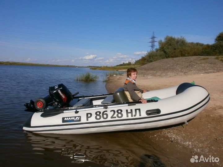 Лодка пвх Marlin 360 с мотором Tohatsu M18