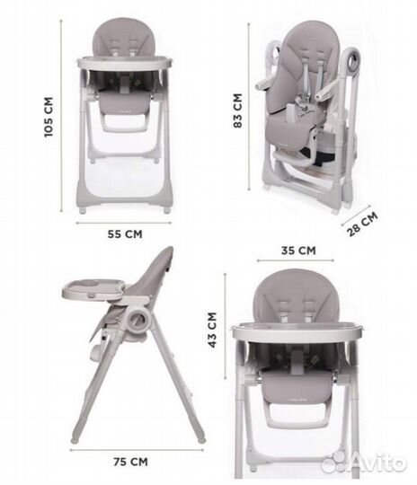 Стульчик для кормления jetem violino