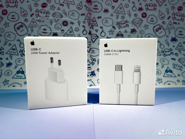 Зарядное устройство на iPhone(Комплект)