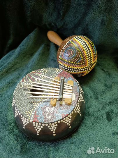 Калимба 7 нот и маракас