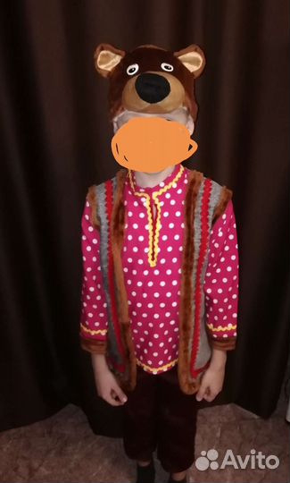 Карнавальный костюм медведя